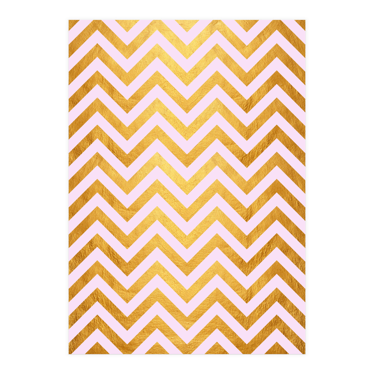 Chevron Golden IV (Print Only)