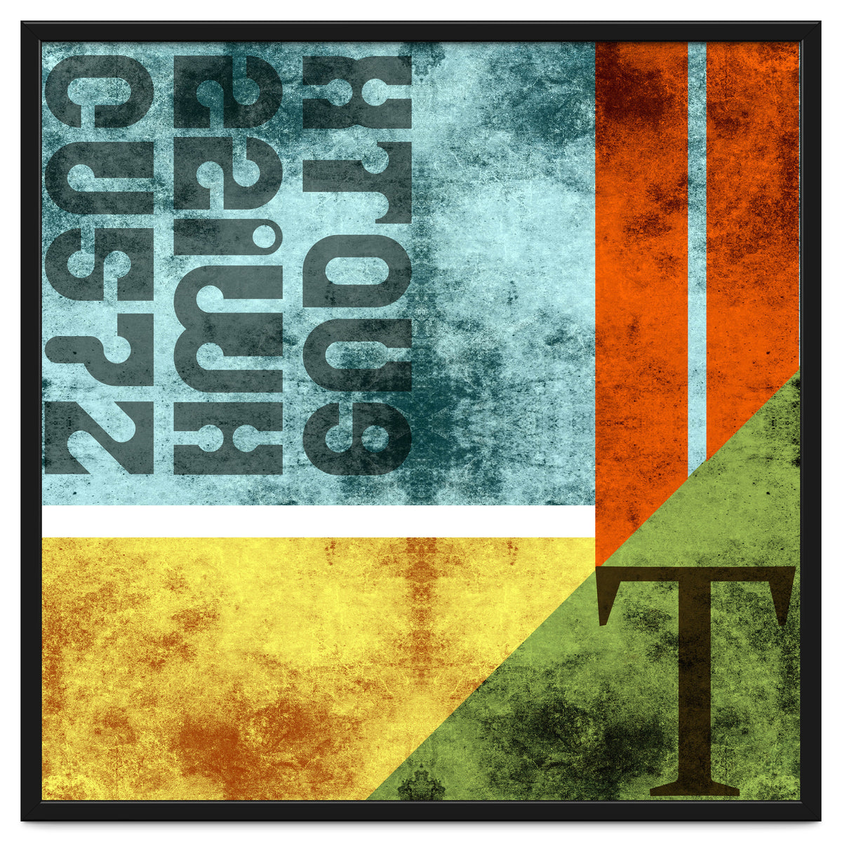 Abstract Industrial Rgby