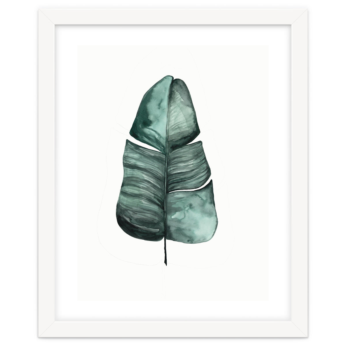 Botanical Illustration Banana Leaf
