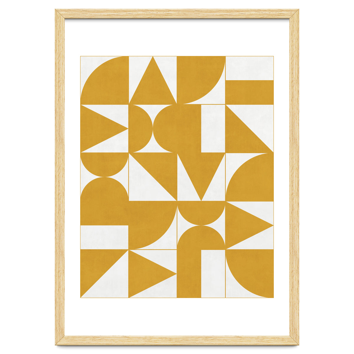 My Favorite Geometric Patterns No.13 - Mustard Yellow