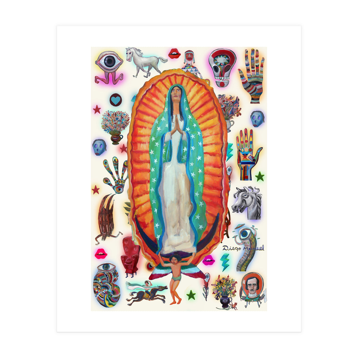 Virgen De Guadalupe 1 (Print Only)