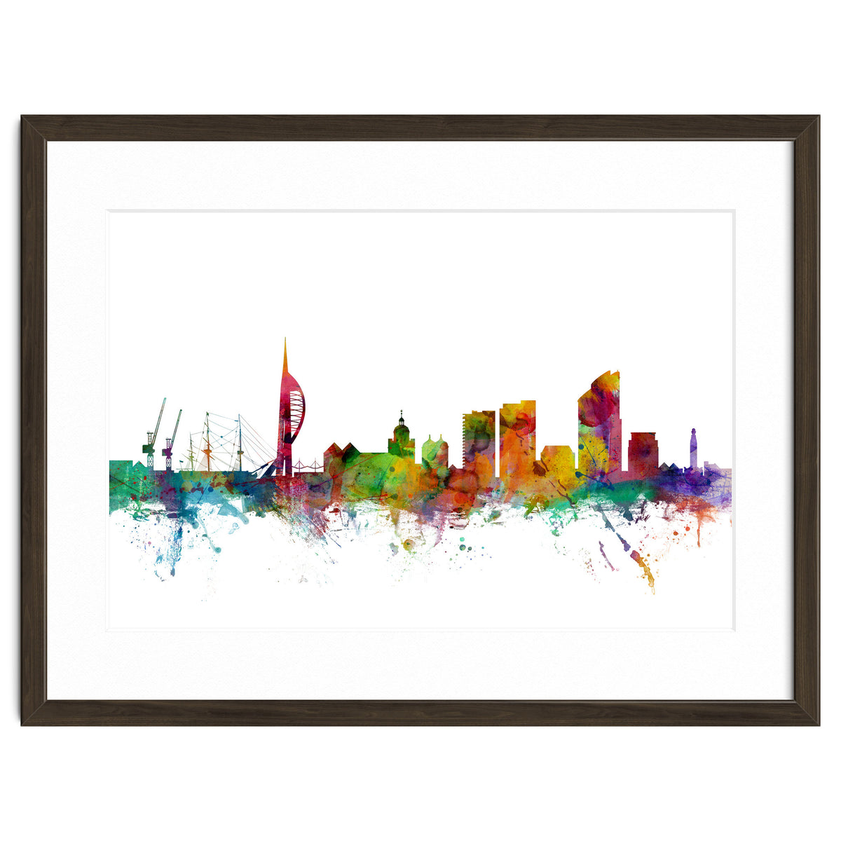 Portsmouth England Skyline