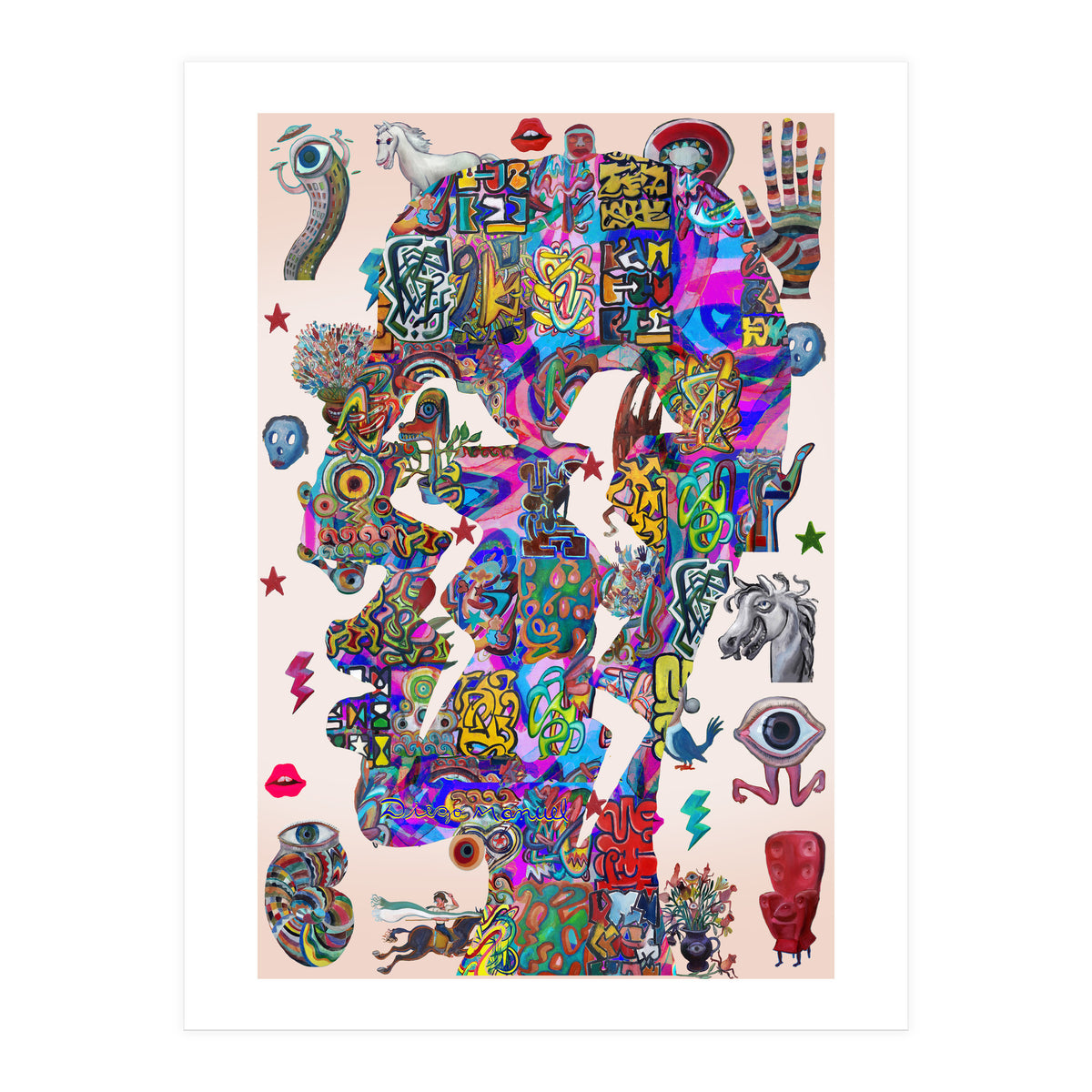 Perfil Con Rayos B 2 (Print Only)