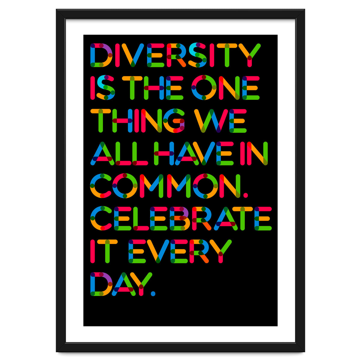 DIVERSITY (black Version)