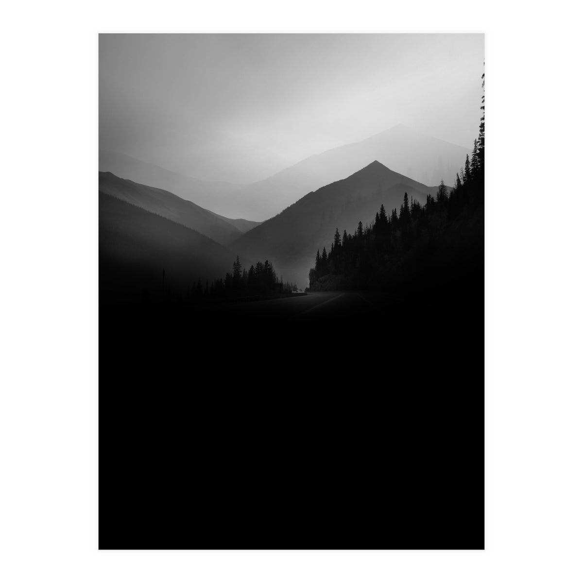 Dusky Mountains (Print Only)