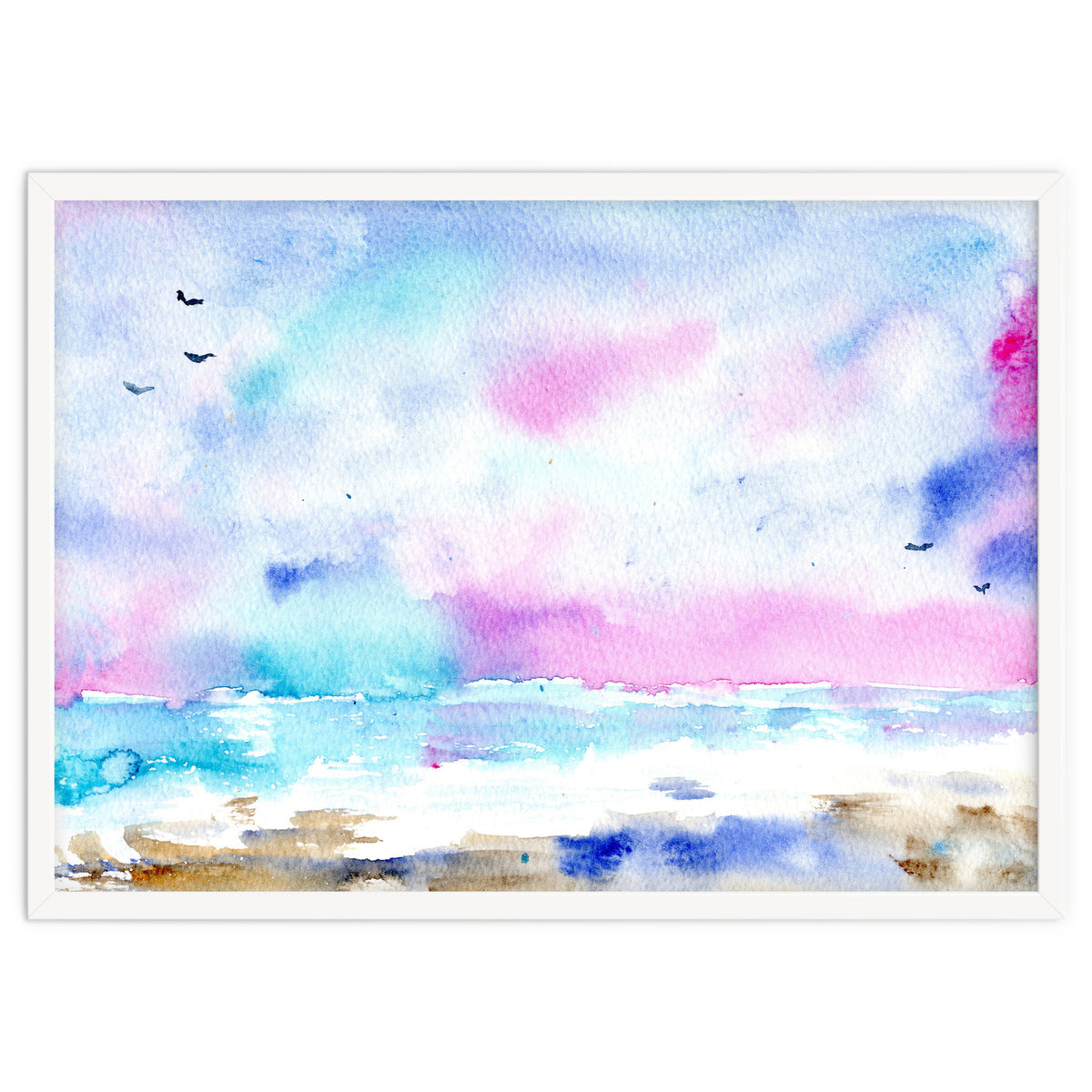 Tenderness of the sea || watercolor