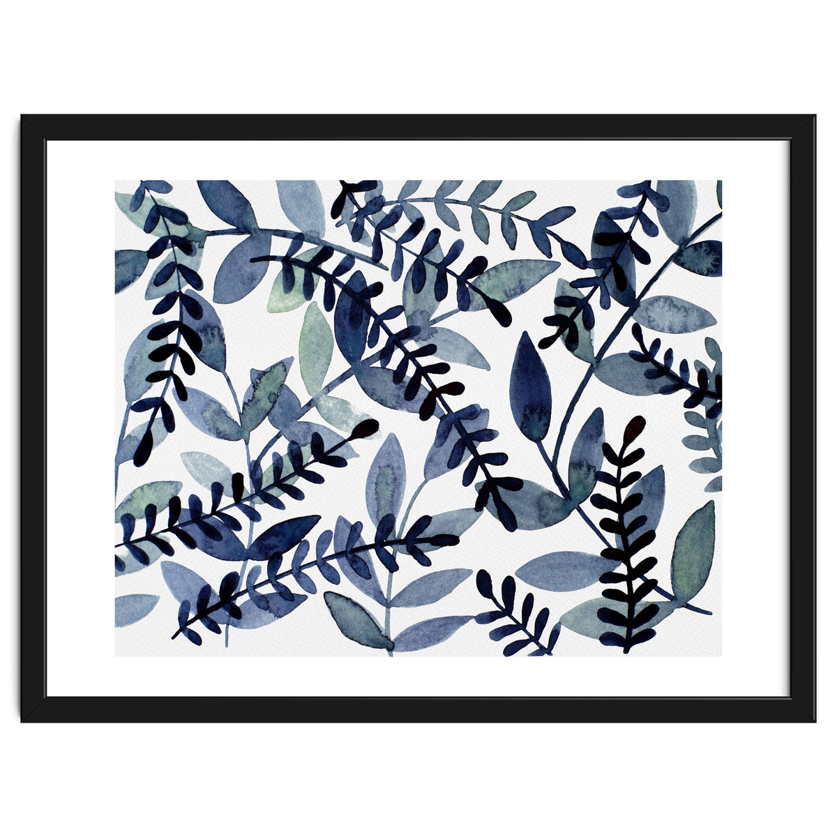 Simple indigo branches