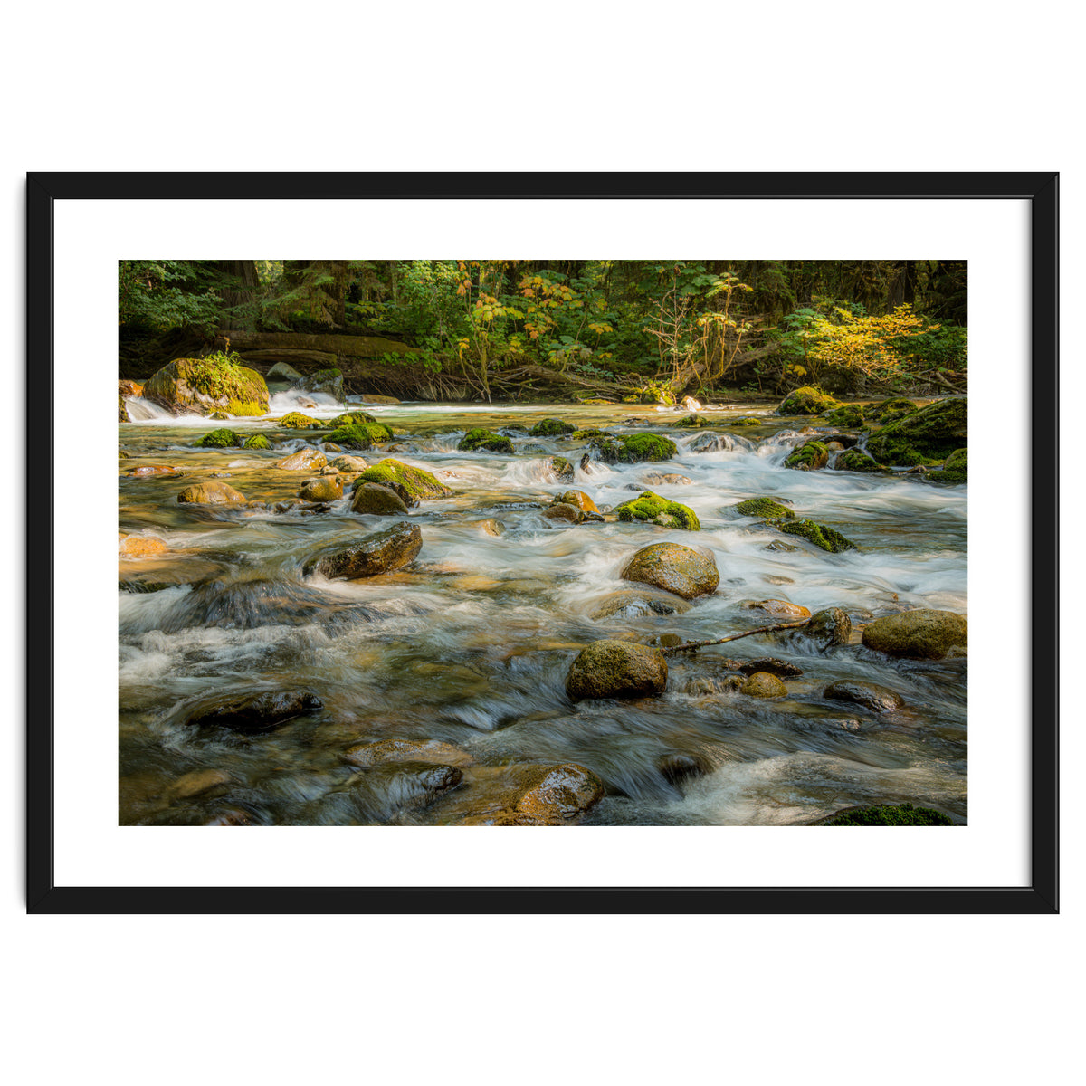 Water Flowing over Rocks