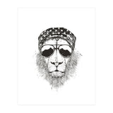 Wild Lion (bw) (Print Only) thumbnail