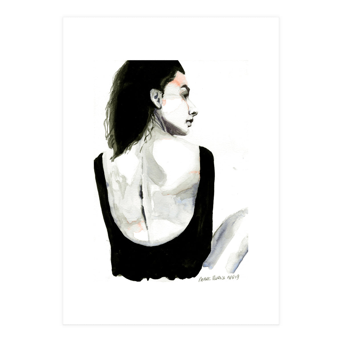 Untitled #4 - Woman with her back to us (Print Only)