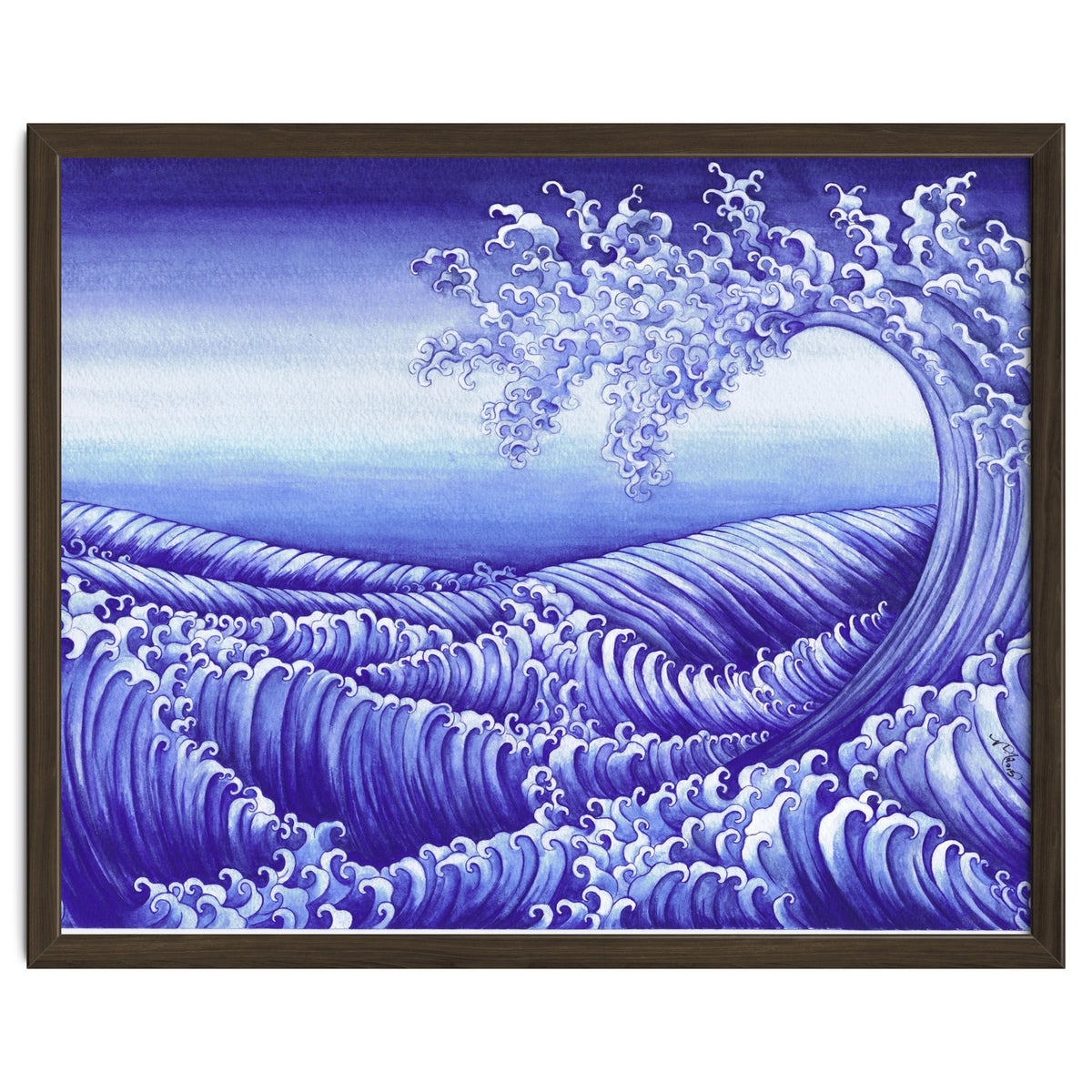 Turbulent Water Triptych part 3