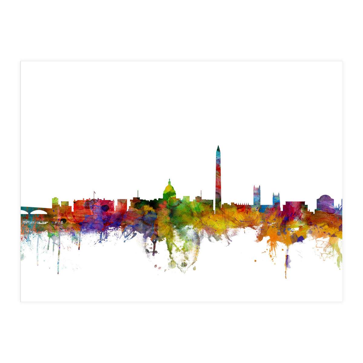 Washington DC Skyline (Print Only)