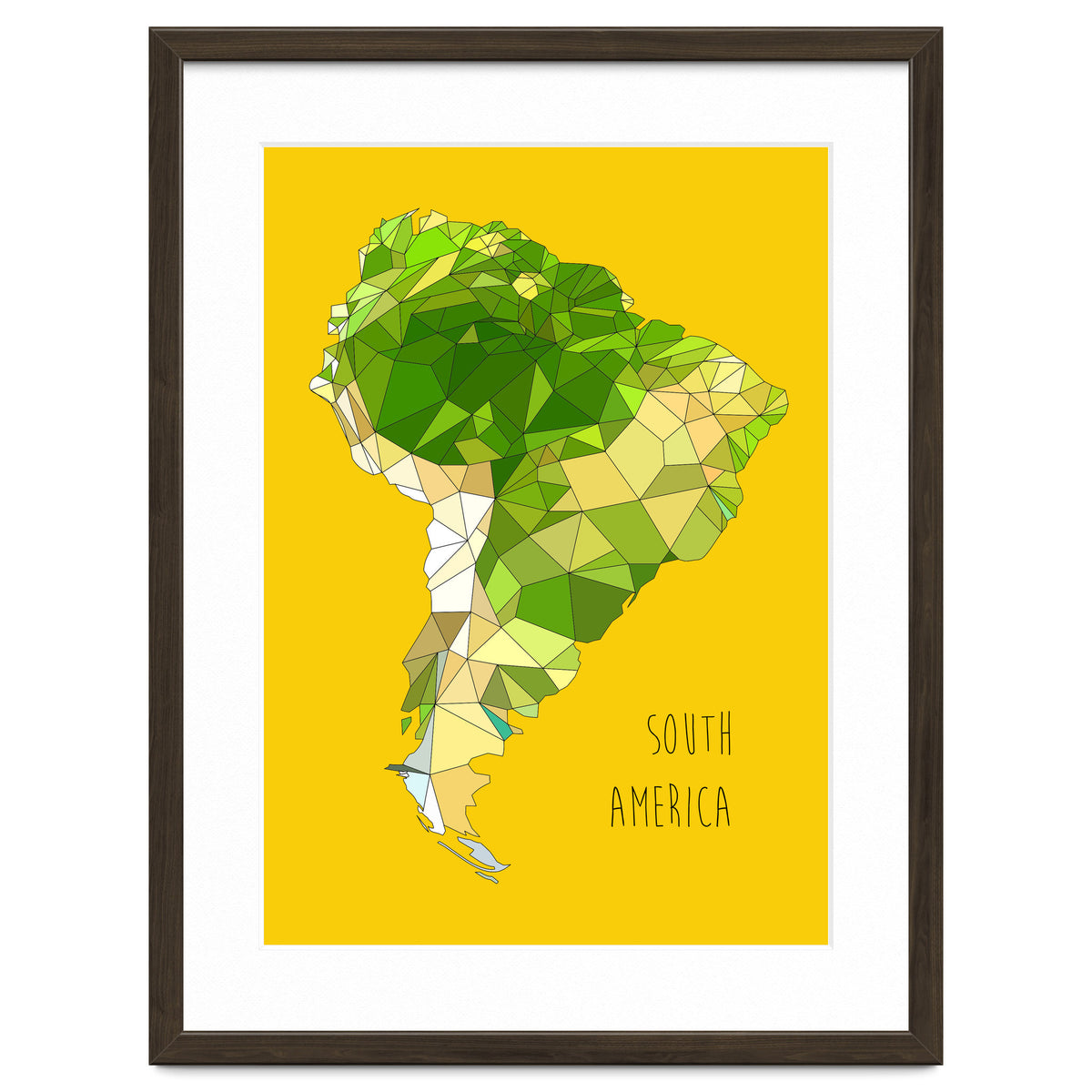 SOUTH AMERICA – Yellow