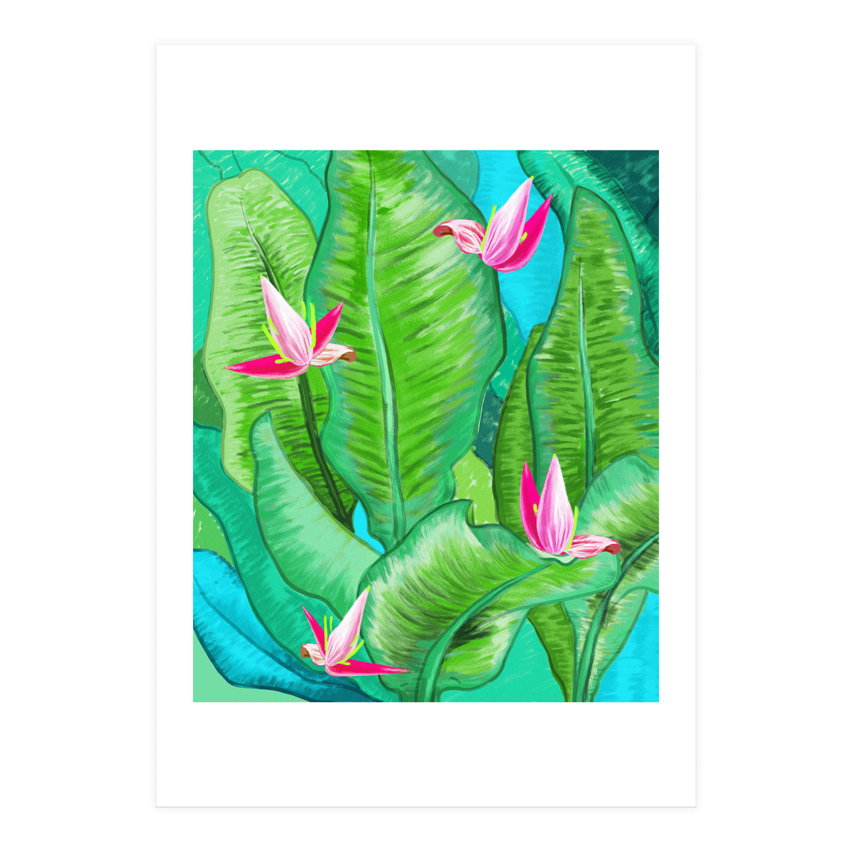 Banana Floral (Print Only)