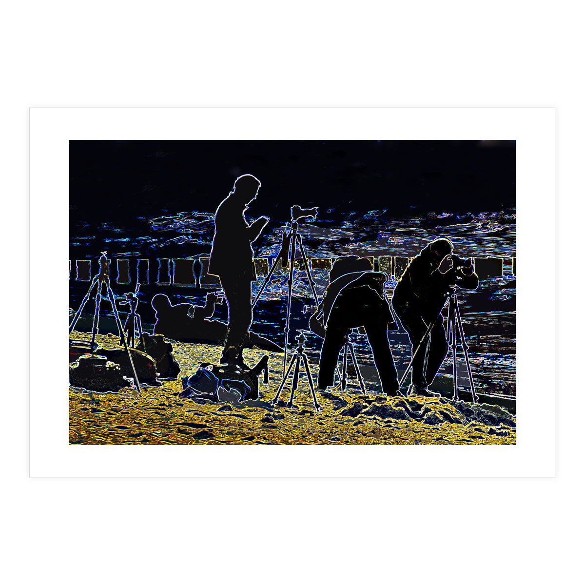 Photographers at the beach (Print Only)