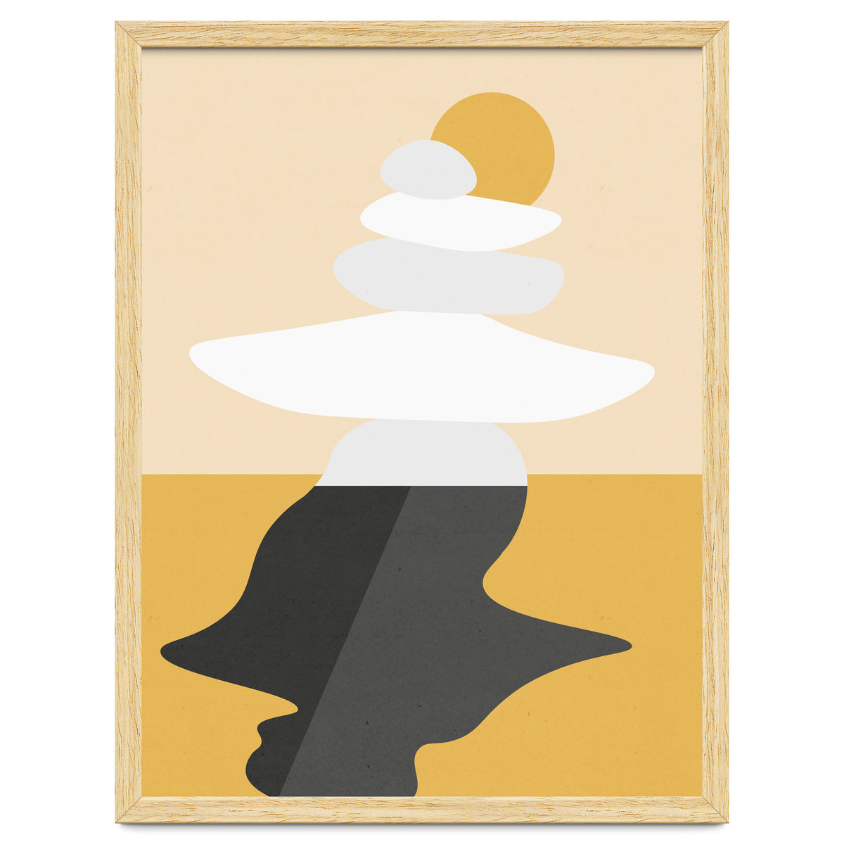 Abstract Cairn - Golden Desert