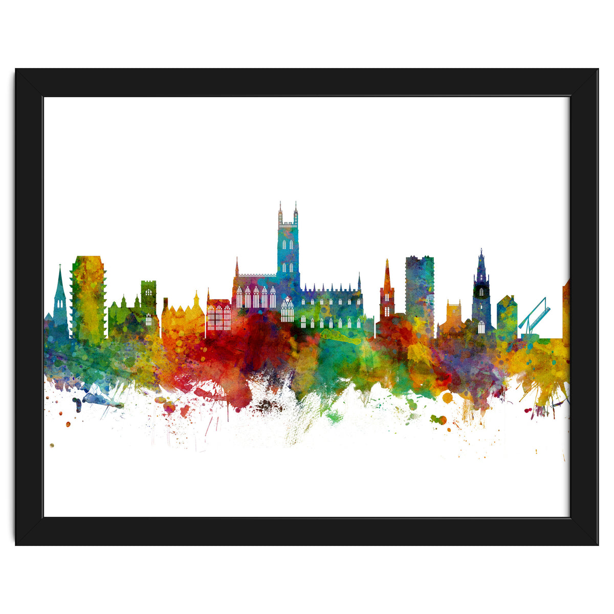 Gloucester England Skyline