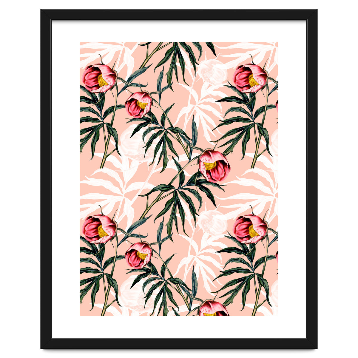 Flowery blooming pink