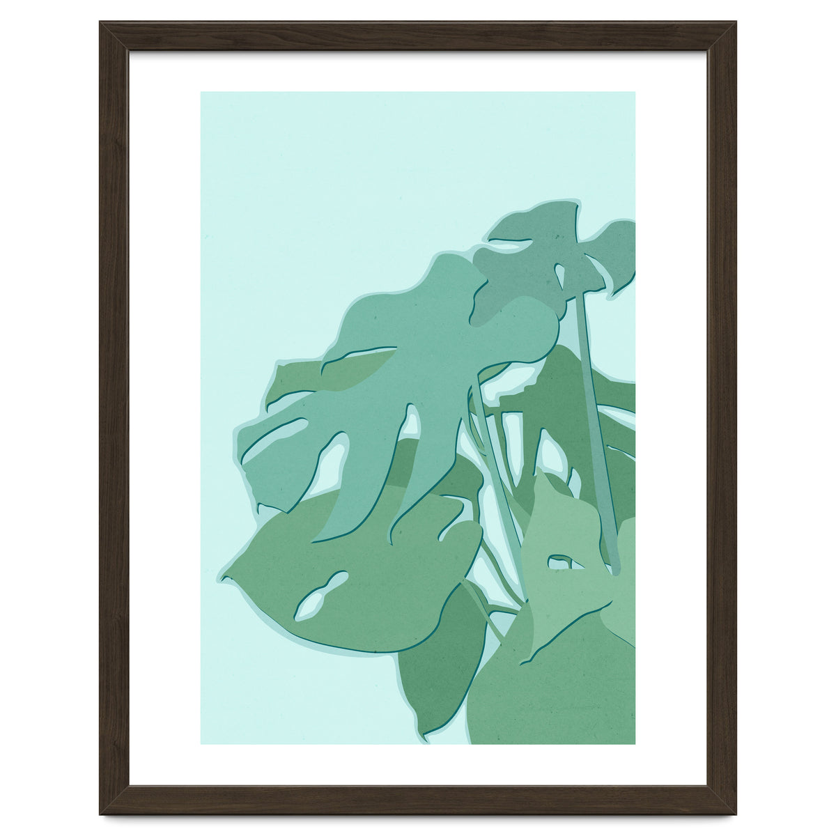 Minimal Monstera Leaves - Greener Eden