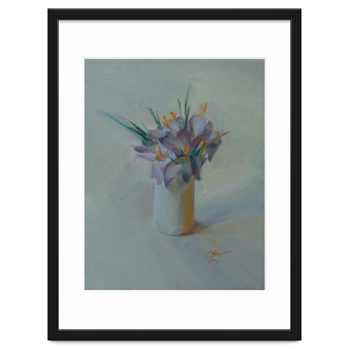 Crocuses Still Life Painting