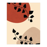 Abstract Boho Botanical Pothos Leaf (Print Only) thumbnail