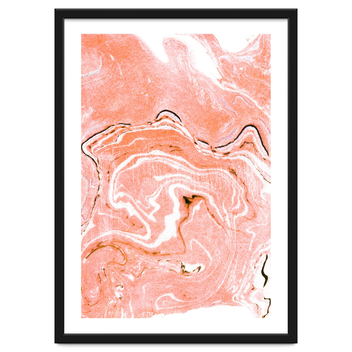 Coral Blush Marble