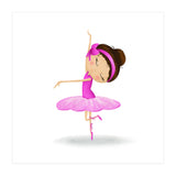 Adorable Twirling Ballerina Nursery Print (Print Only) thumbnail