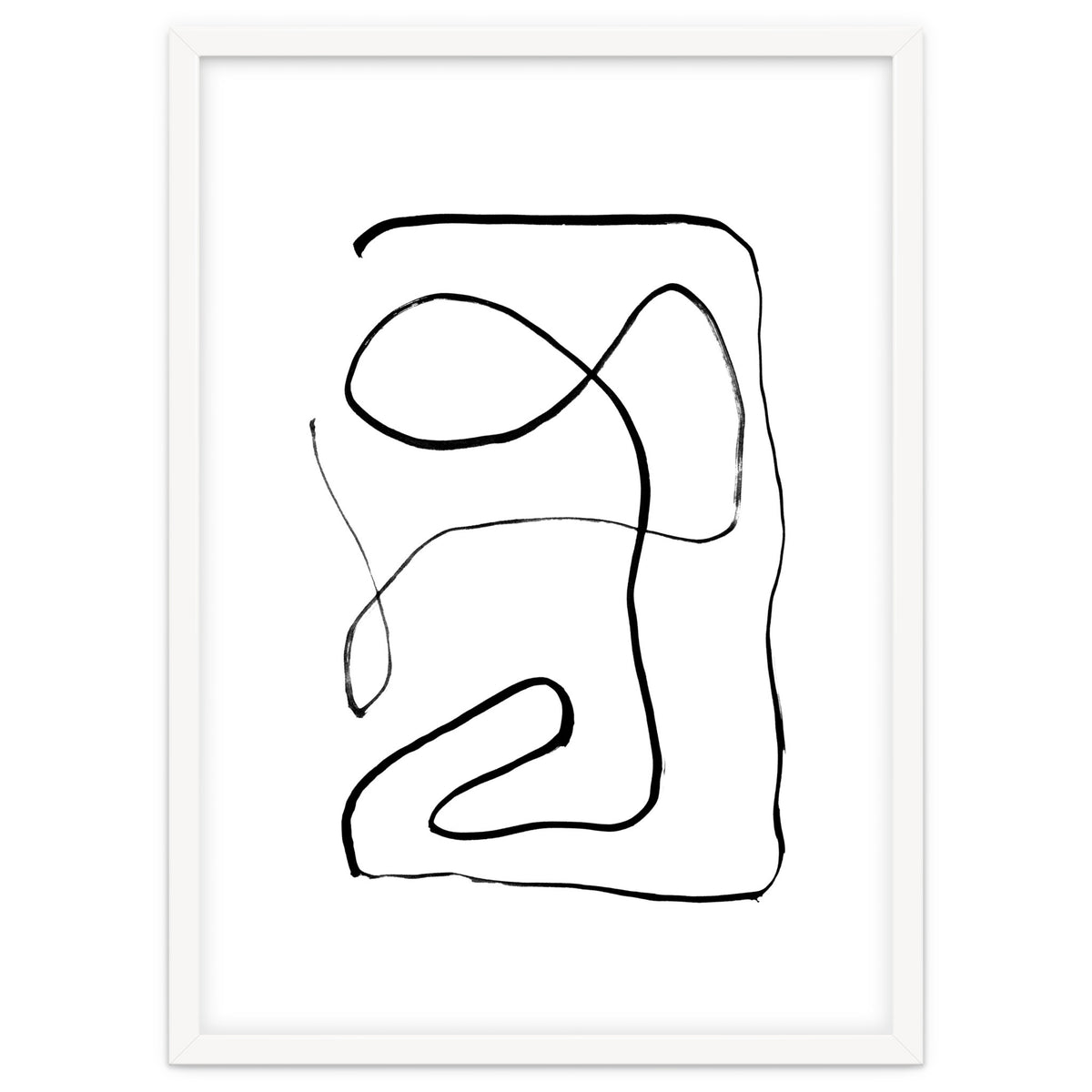 Mid-Century Line Art Print #2