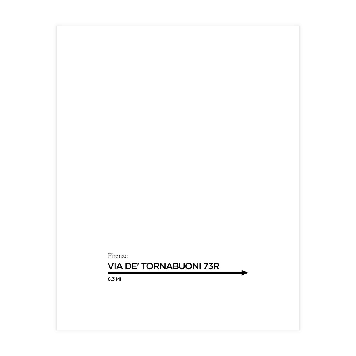 VIA DE’ TORNABUONI (Print Only)