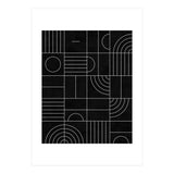 My Favorite Geometric Patterns No.27 - Black (Print Only) thumbnail