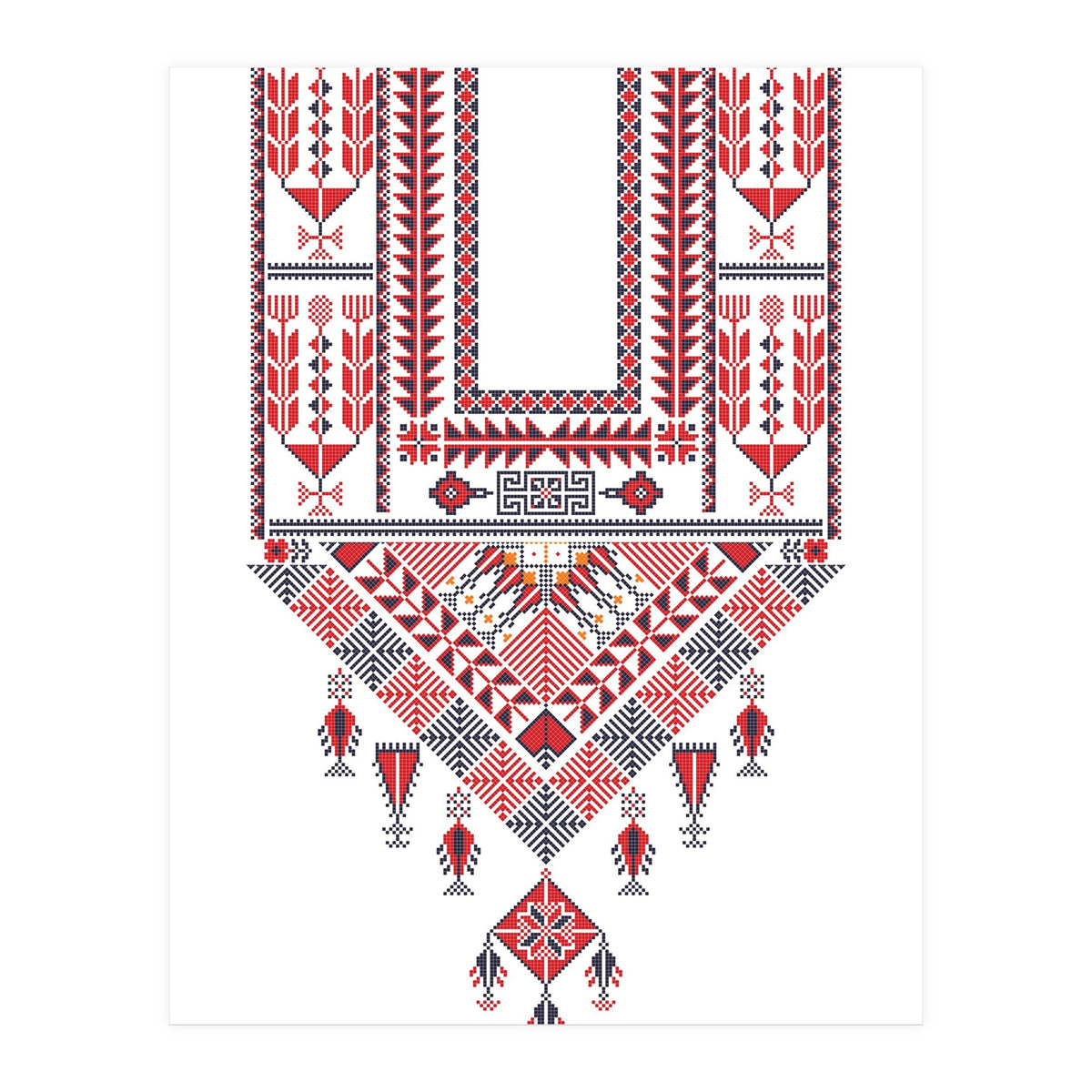 Tatreez Ornament 10 (Print Only)