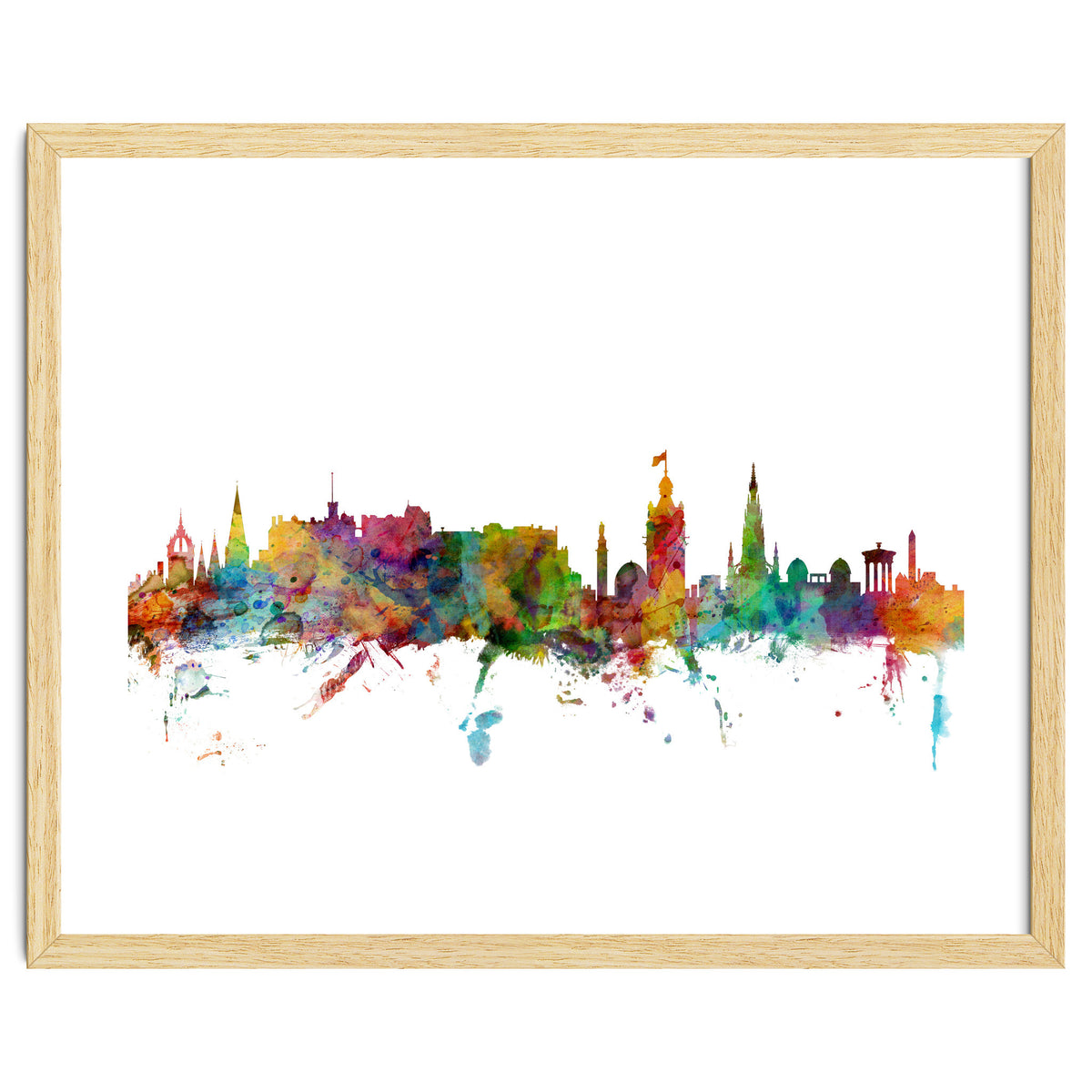 Edinburgh Scotland Skyline