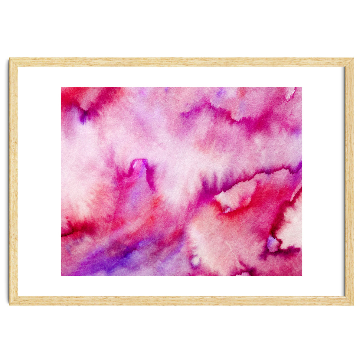 Watercolor magenta tie-dye