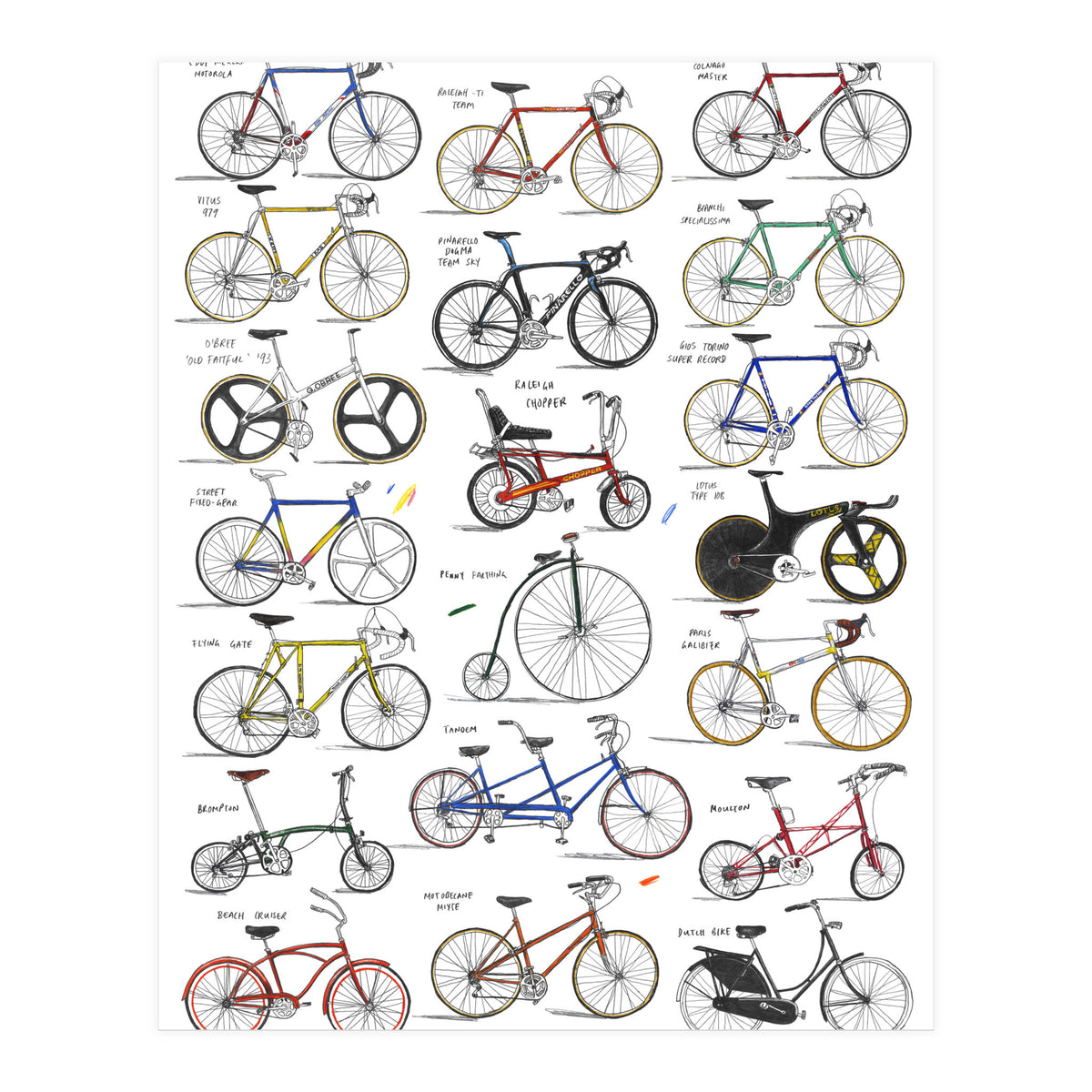 Bicycles (Print Only)