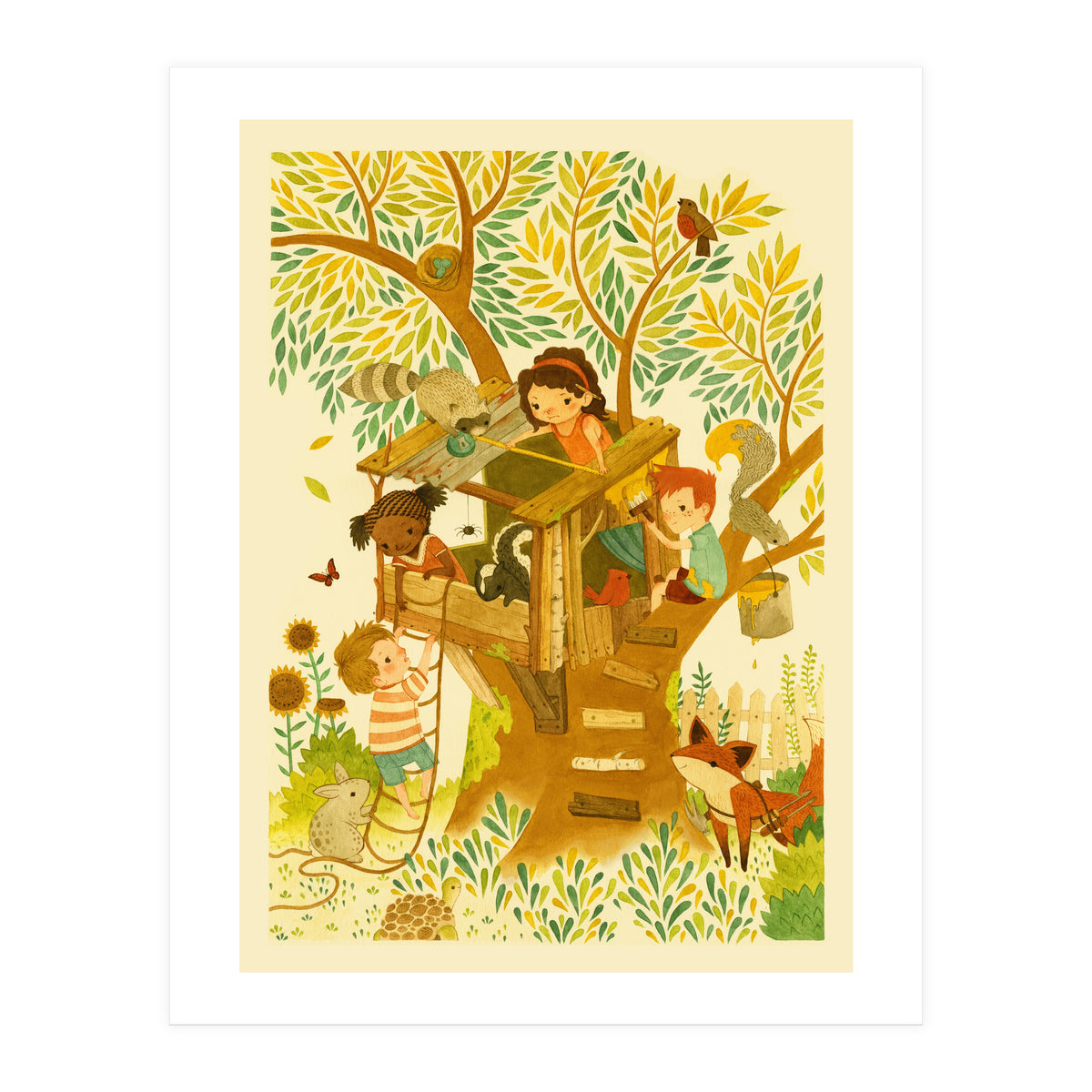 Our House In The Woods (Print Only)