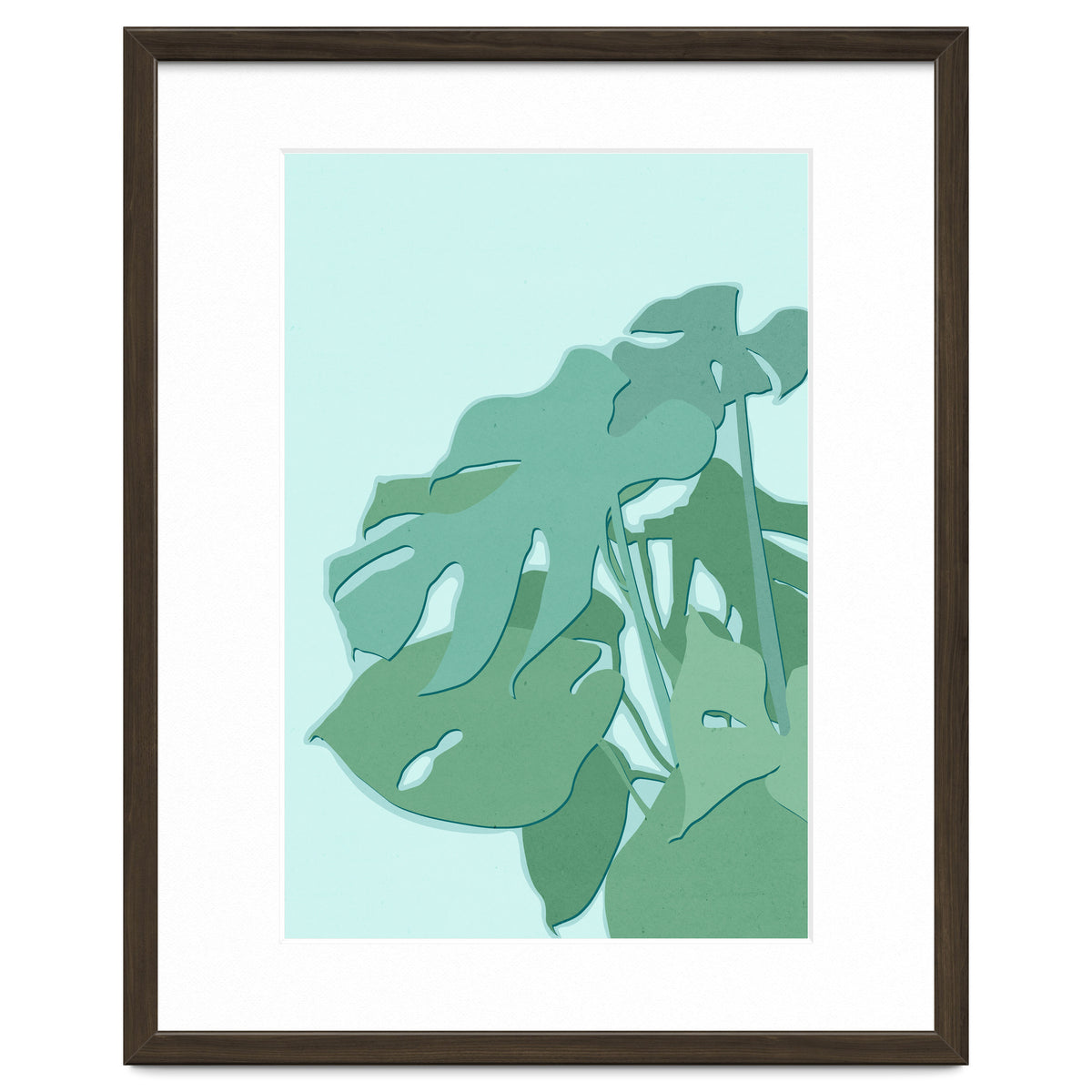 Minimal Monstera Leaves - Greener Eden