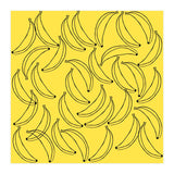 Bananas pattern on yellow background (Print Only) thumbnail