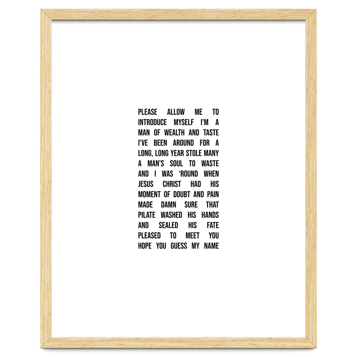 Sympathy For The Devil