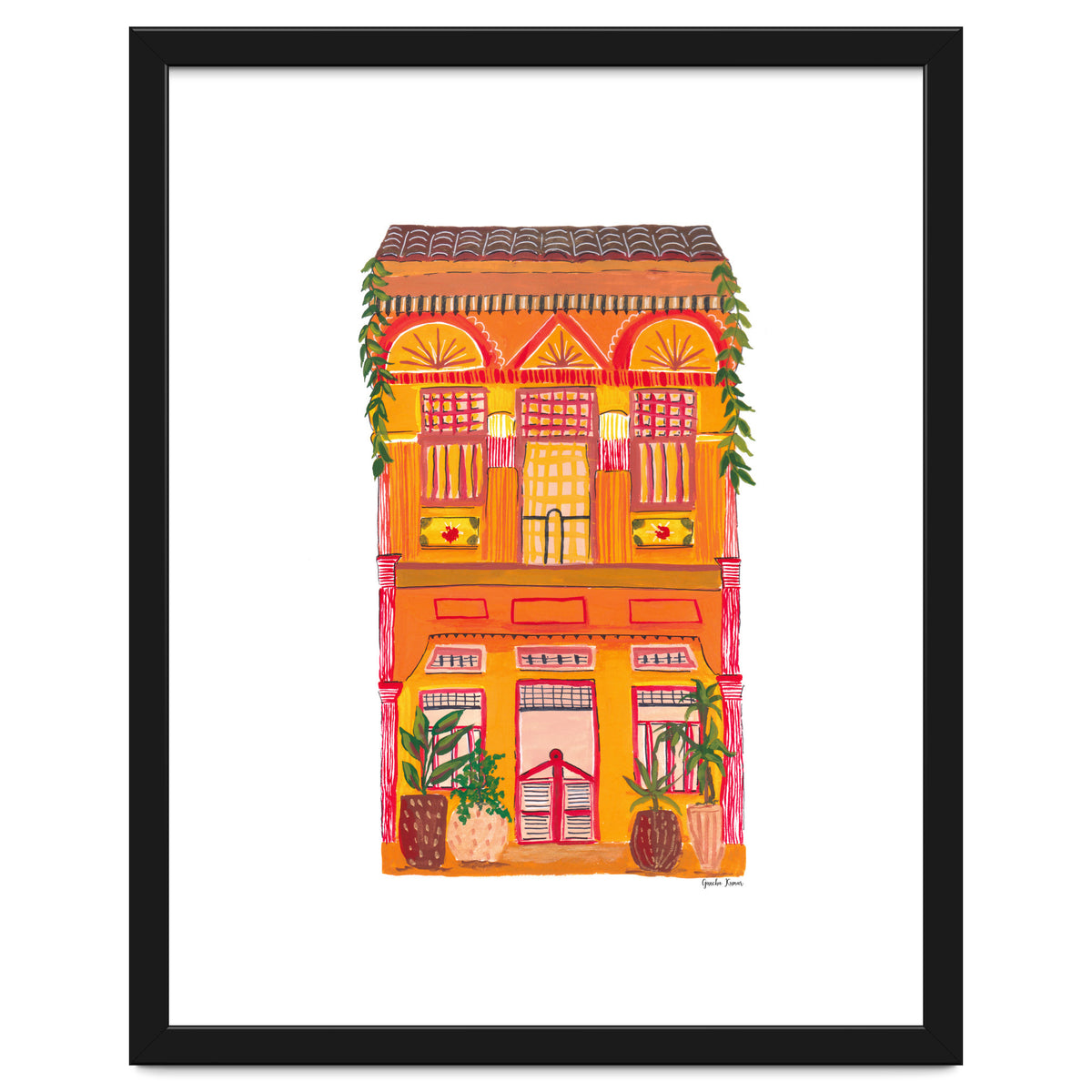 Orange House A4