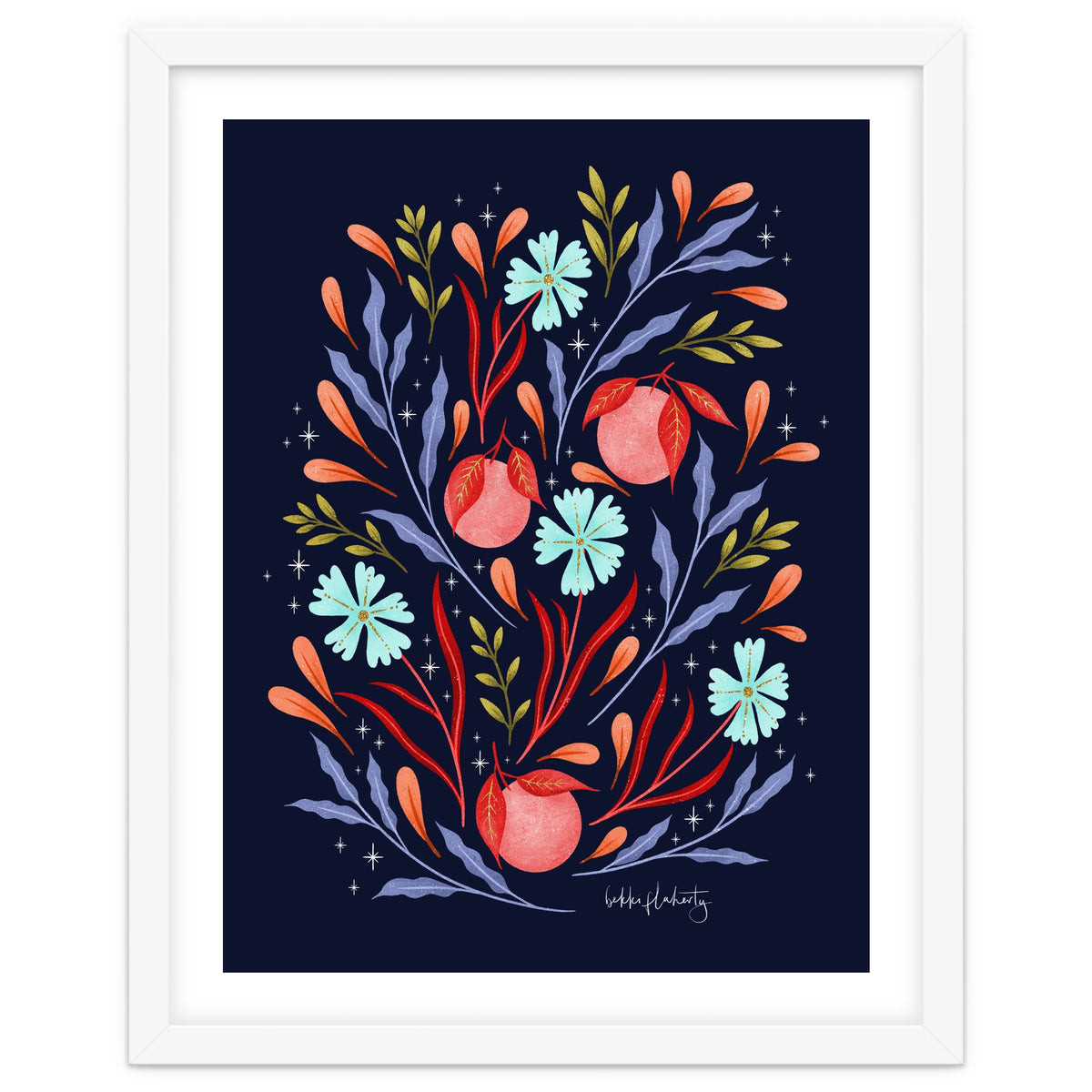 Wild Flowers and Oranges