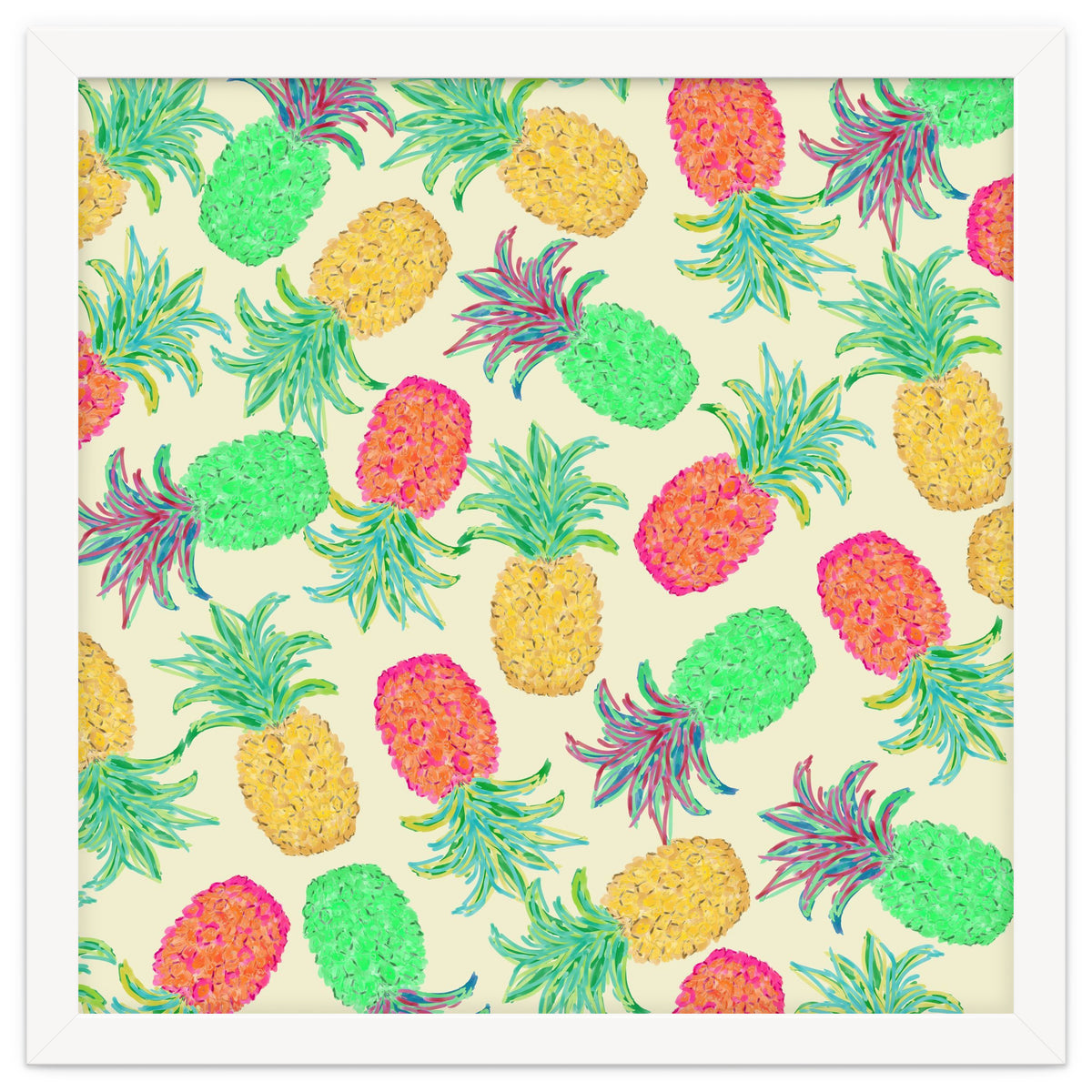 Pineapple Pandemonium Multicolo
