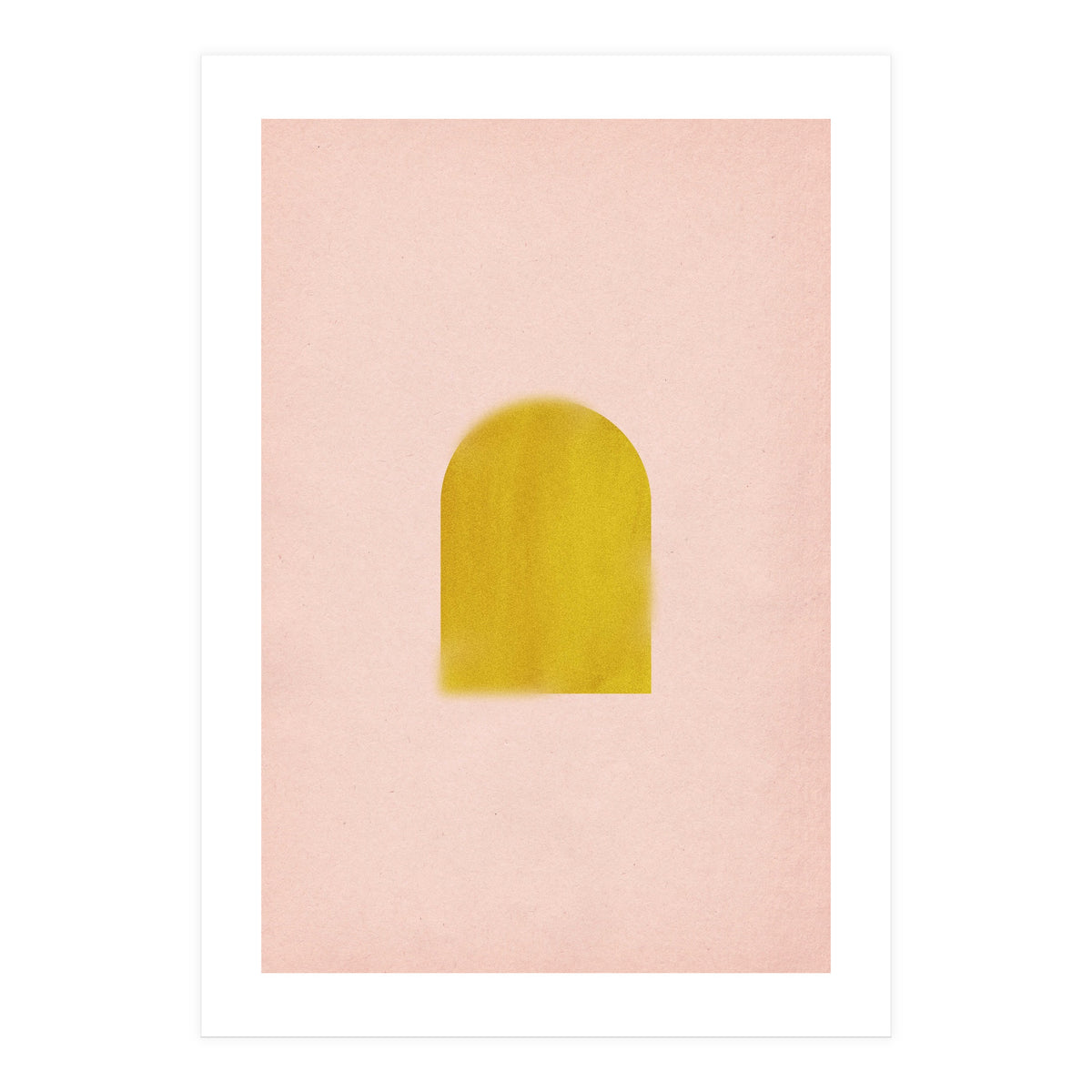 Pink and mustard arch (Print Only)