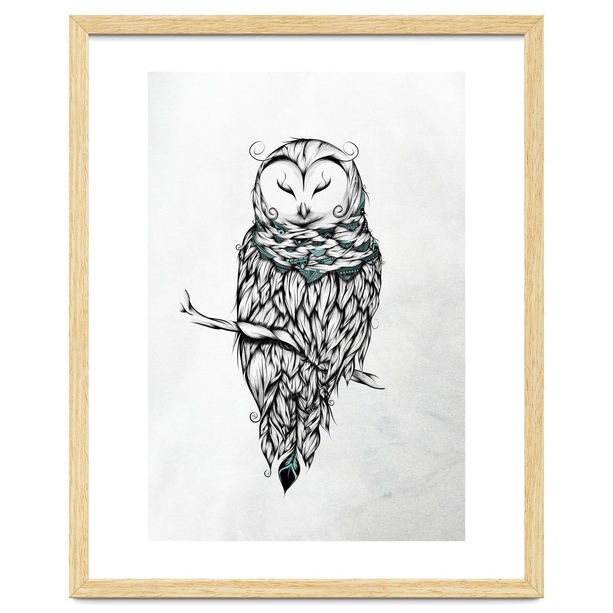 Poetic Snow Owl