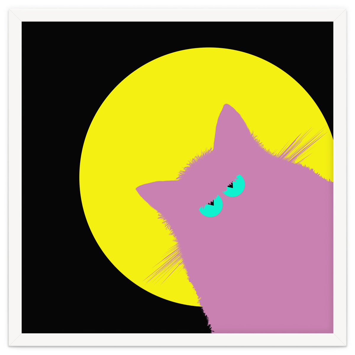 Full Moon Lilac Cat