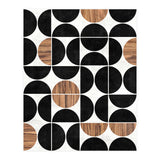 Mid-Century Modern Pattern No.1 - Concrete and Wood (Print Only) thumbnail