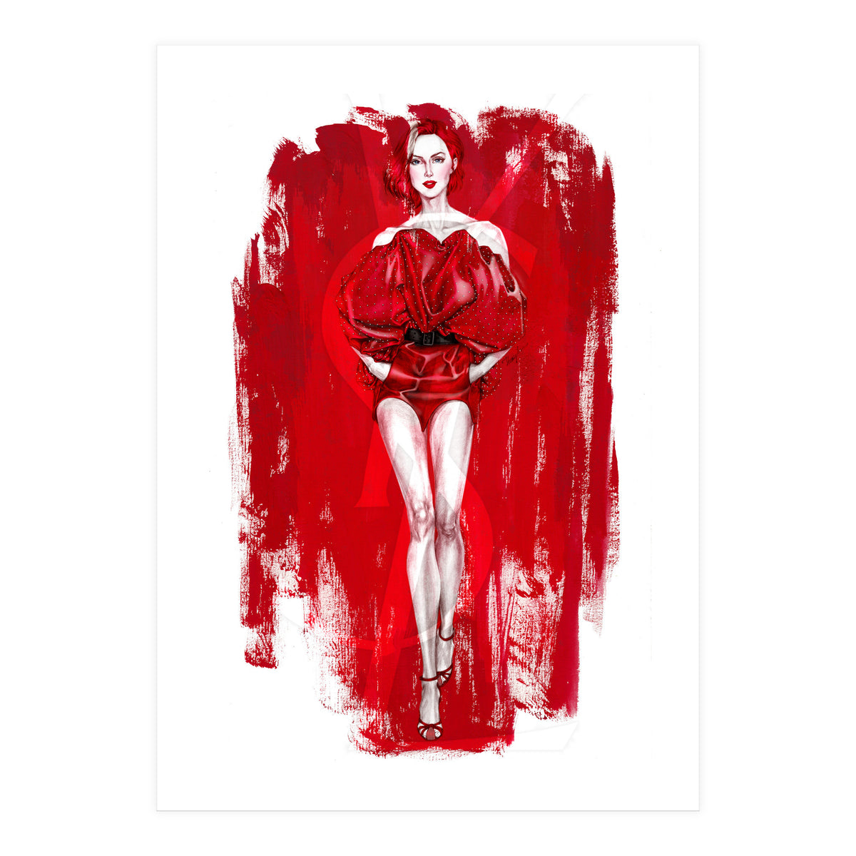 The Red Ysl (Print Only)