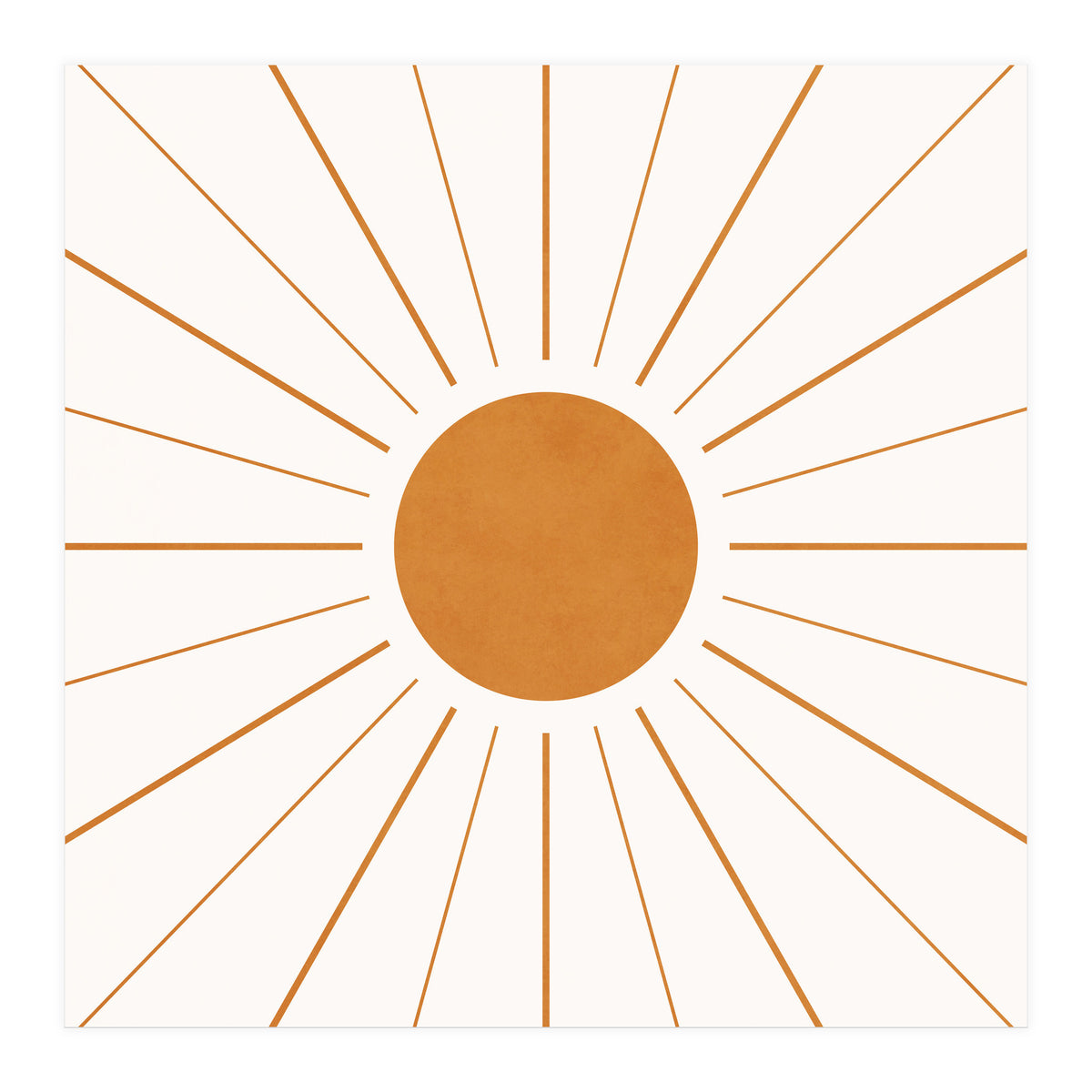 SUN IN LINES (Print Only)