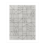My Favorite Geometric Patterns No.3 - Grey (Print Only) thumbnail