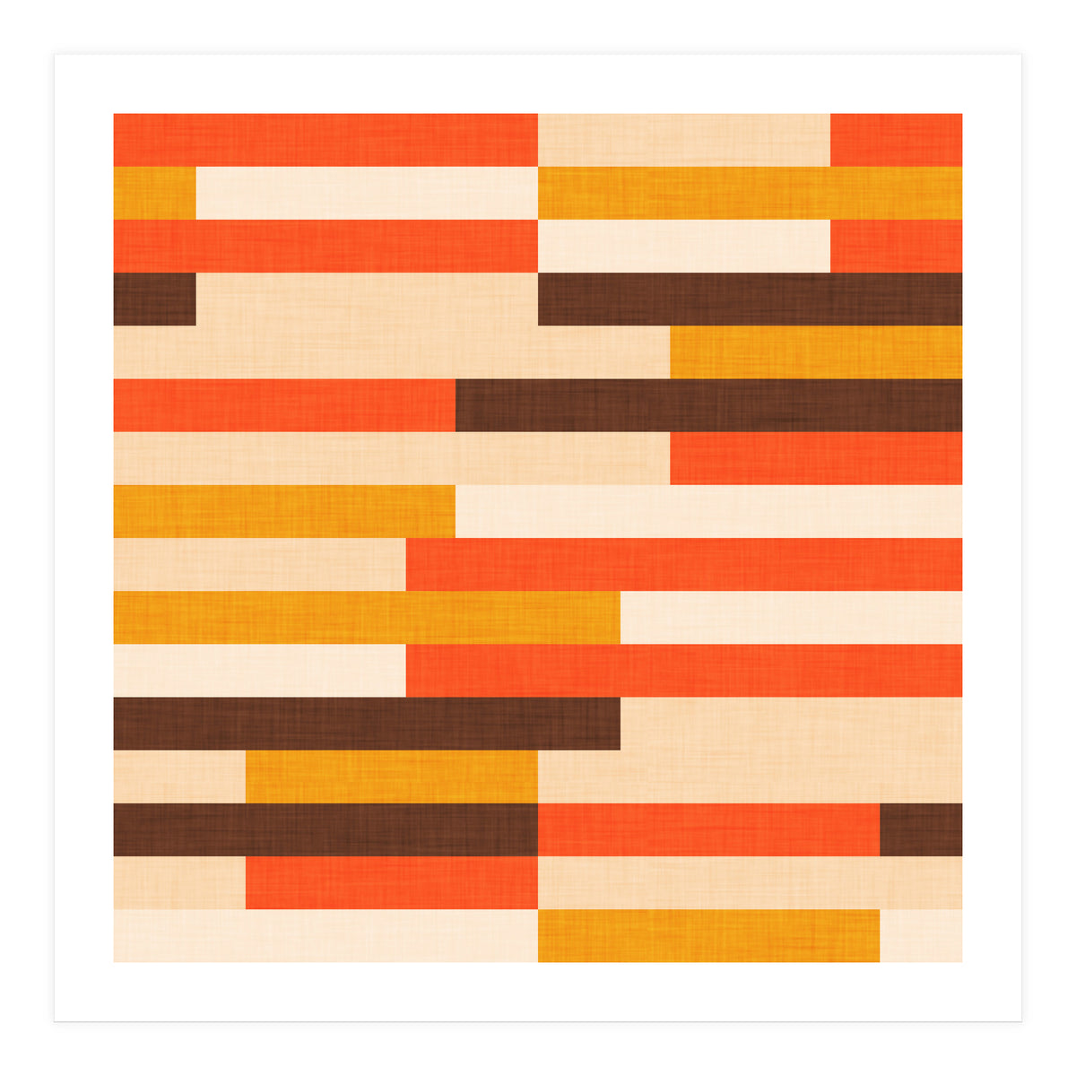 Classic Mid Mod Kilim Stripes  (Print Only)
