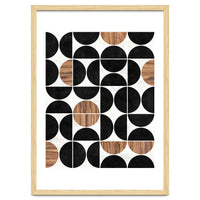 Mid-Century Modern Pattern No.1 - Concrete and Wood
